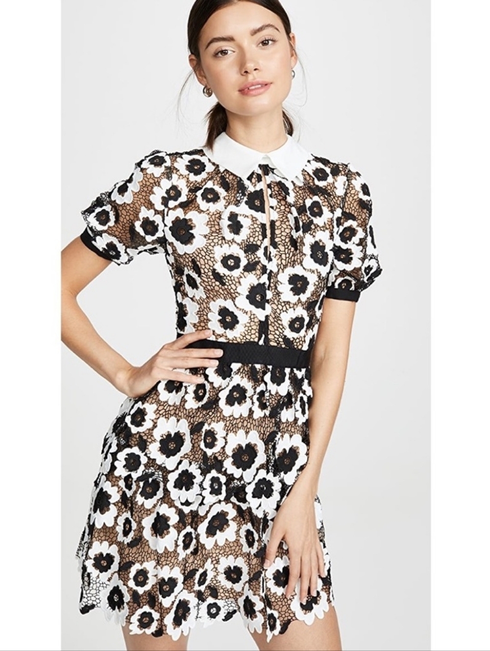 Self Portrait Guipure Dress US 6 Brand New With Tags